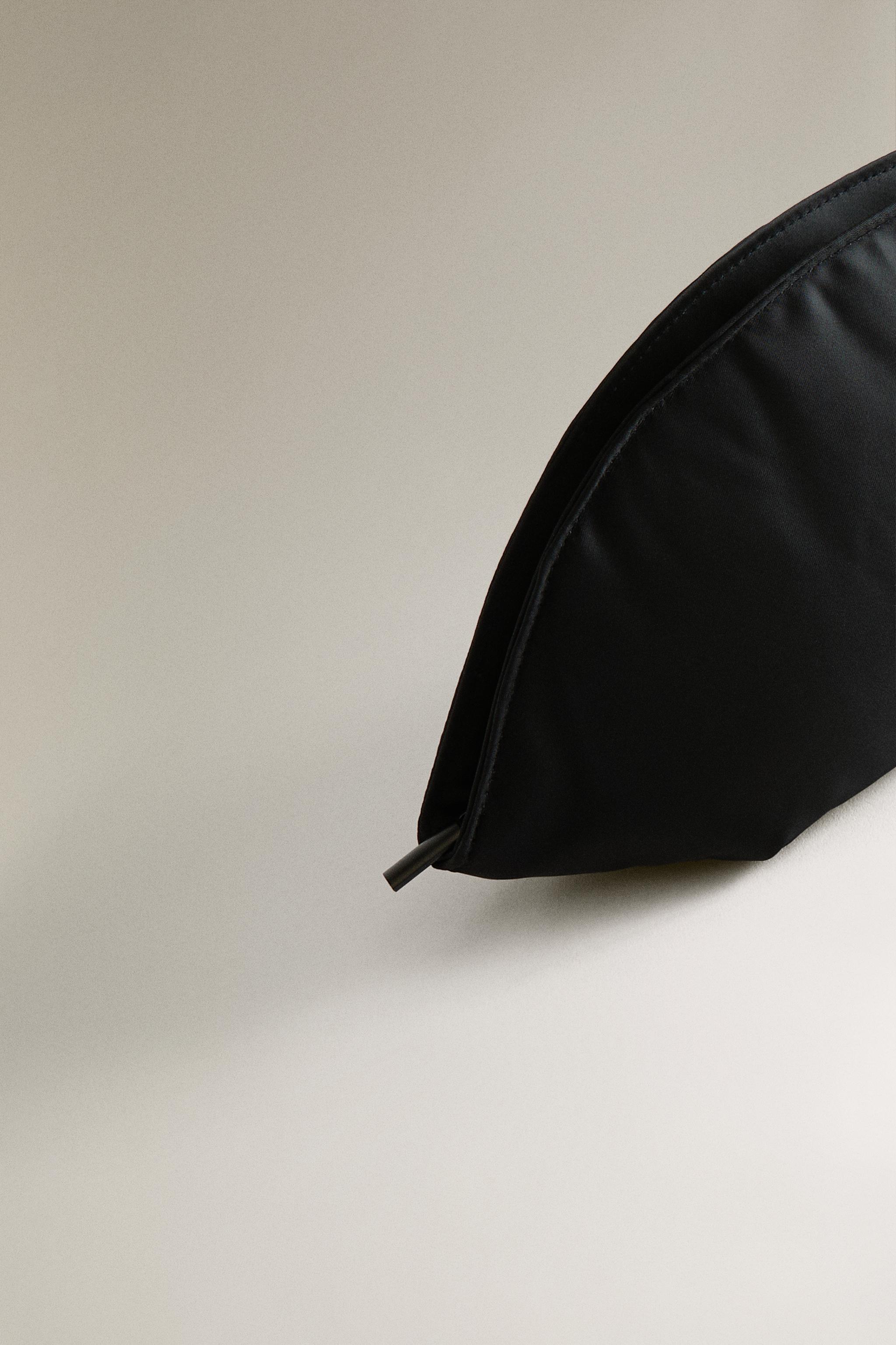CRESCENT SATEEN MAKEUP BAG